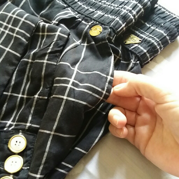 Price drop! Colcci black check pants - Picture 1 of 7